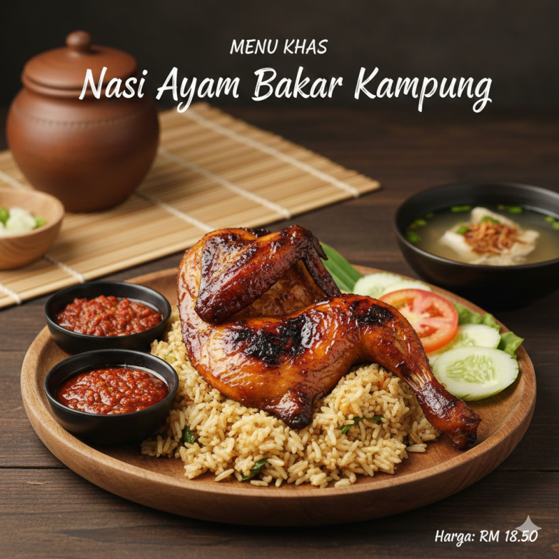 Nasi Ayam Bakar Kampung