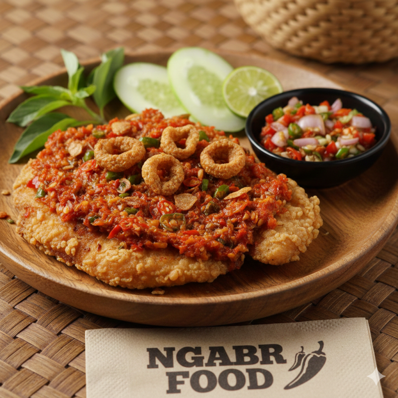 Lauk Ayam Geprek