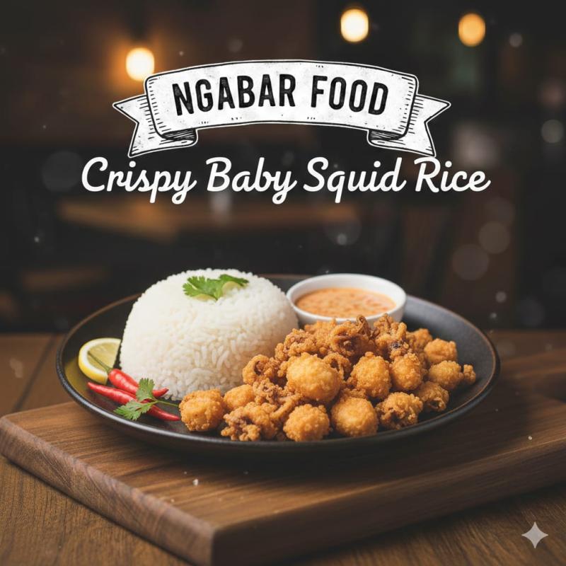 Nasi Cumi Crispy