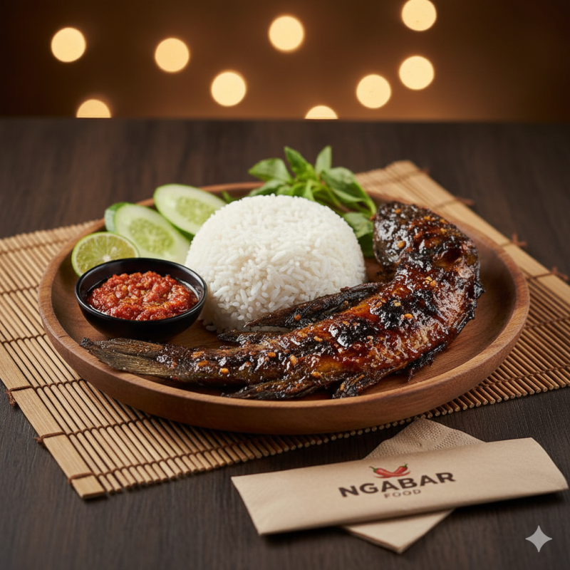 Nasi Lele Bakar