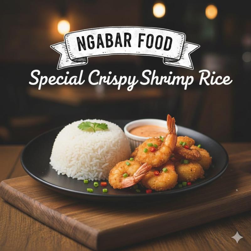 Nasi udang Crispy Spesial